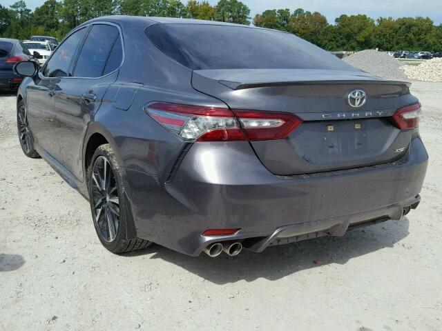 4T1B61HK4JU013651 - 2018 TOYOTA CAMRY XSE GRAY photo 3