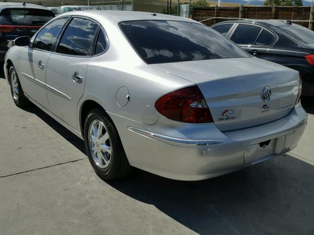 2G4WD562451221967 - 2005 BUICK LACROSSE C SILVER photo 3