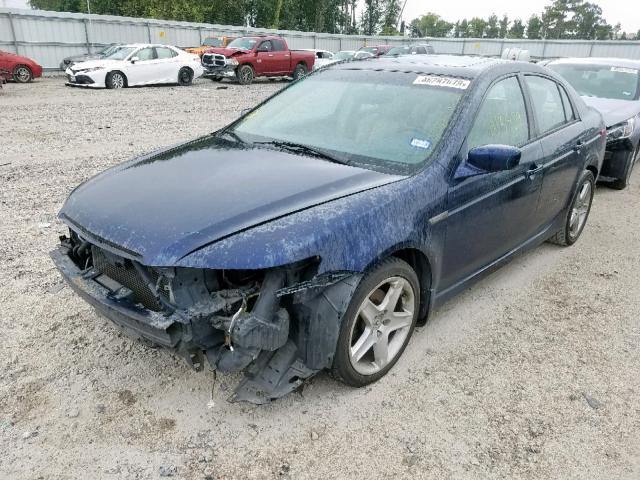 19UUA66276A077480 - 2006 ACURA 3.2TL BLUE photo 2