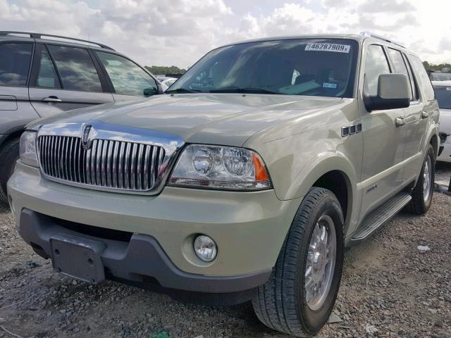 5LMEU68H93ZJ09072 - 2003 LINCOLN AVIATOR Qızıl foto 2