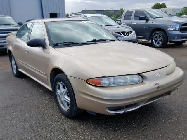 1G3NL52F74C188418 - 2004 OLDSMOBILE ALERO GL GOLD photo 1