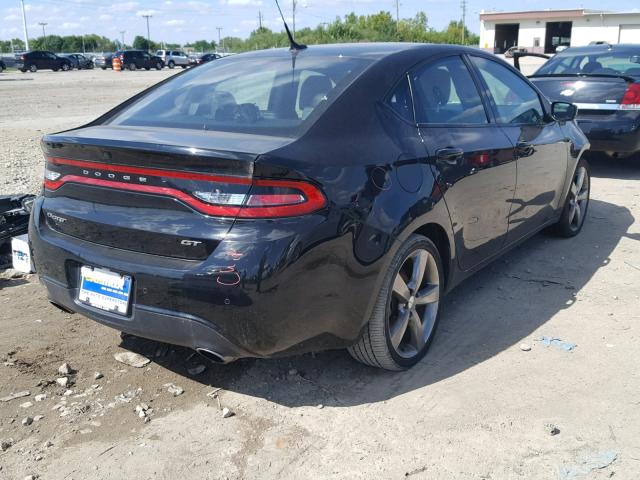 1C3CDFEB7ED723573 - 2014 DODGE DART GT BLACK photo 4