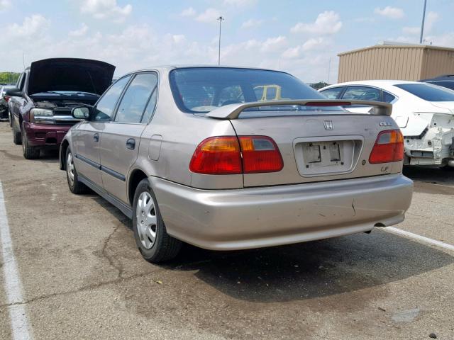 2HGEJ6615XH529747 - 1999 HONDA CIVIC BASE TAN photo 3