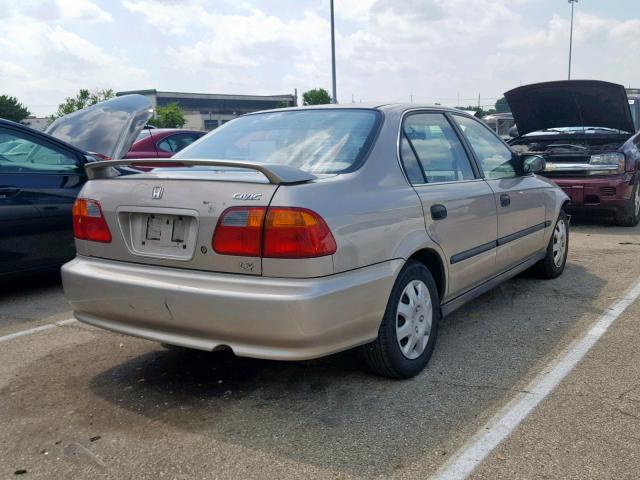 2HGEJ6615XH529747 - 1999 HONDA CIVIC BASE TAN photo 4