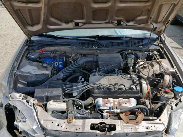 2HGEJ6615XH529747 - 1999 HONDA CIVIC BASE TAN photo 7