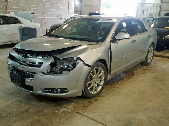 1G1ZE5E1XBF325772 - 2011 CHEVROLET MALIBU LTZ ნაცრისფერი ფოტო 2