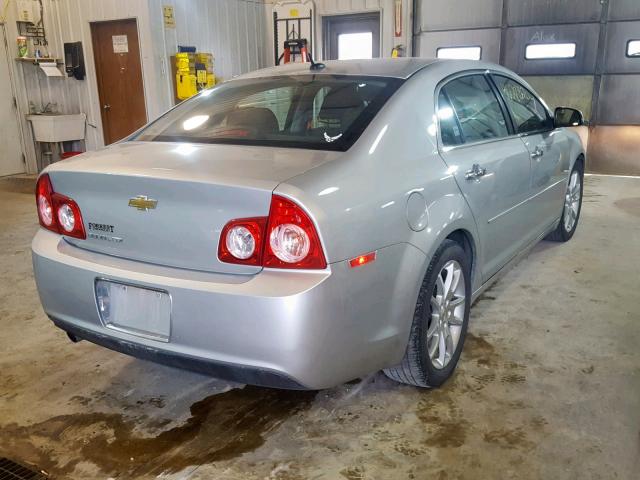 1G1ZE5E1XBF325772 - 2011 CHEVROLET MALIBU LTZ ნაცრისფერი ფოტო 4