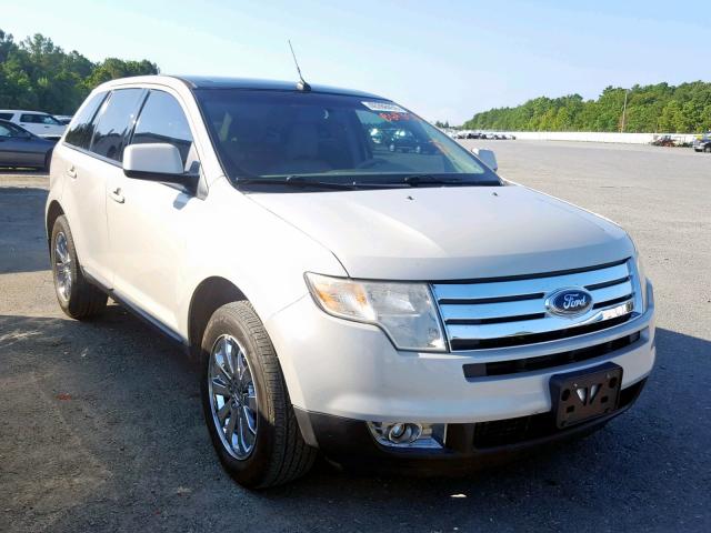 2FMDK38C57BB64358 - 2007 FORD EDGE SEL WHITE photo 1