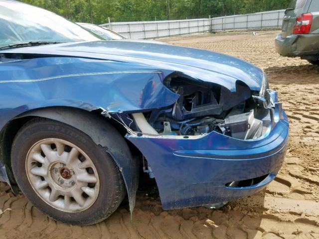 2G4WD582961207433 - 2006 BUICK LACROSSE C BLUE photo 10