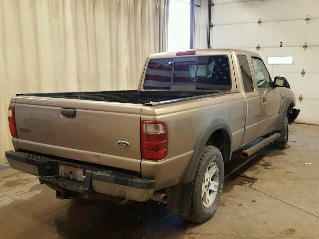 1FTZR45E74PA11972 - 2004 FORD RANGER SUP TAN photo 4