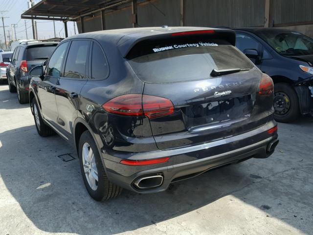 WP1AA2A2XJKA03831 - 2018 PORSCHE CAYENNE BLUE photo 3