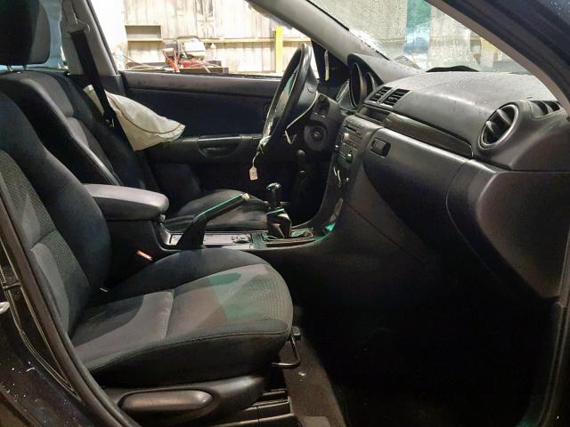 JM1BK32F171712186 - 2007 MAZDA 3 I BLACK photo 5