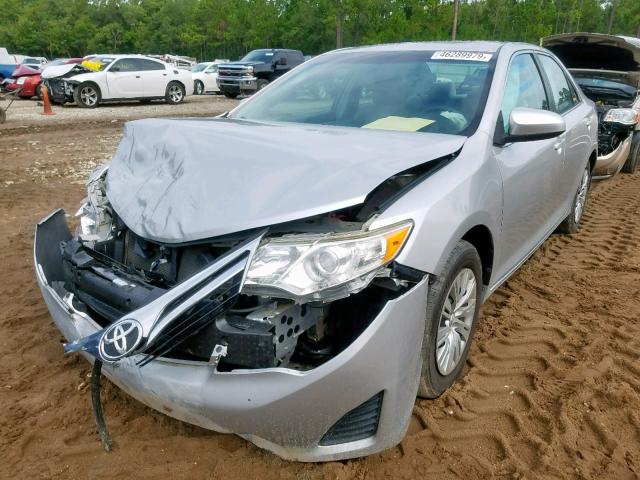 4T1BF1FK8CU043502 - 2012 TOYOTA CAMRY BASE SILVER photo 2