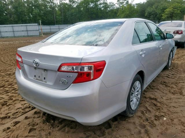 4T1BF1FK8CU043502 - 2012 TOYOTA CAMRY BASE SILVER photo 4