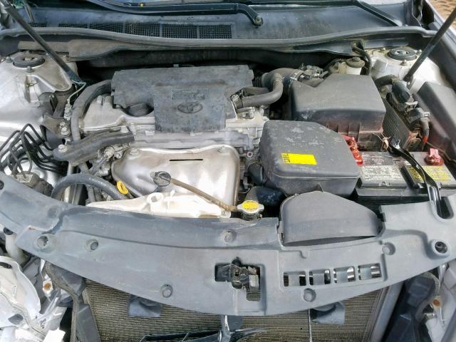 4T1BF1FK8CU043502 - 2012 TOYOTA CAMRY BASE SILVER photo 7