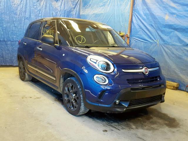 ZFBCFADH7HZ039082 - 2017 FIAT 500L TREKK BLUE photo 1