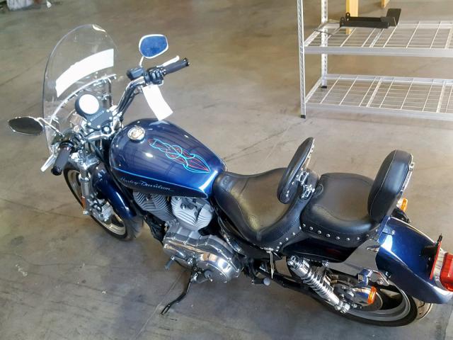 1HD4CR210DC445263 - 2013 HARLEY-DAVIDSON XL883 SUPE BLUE photo 6