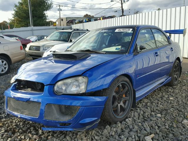 JF1GD70624L521764 - 2004 SUBARU IMPREZA WR BLUE photo 2