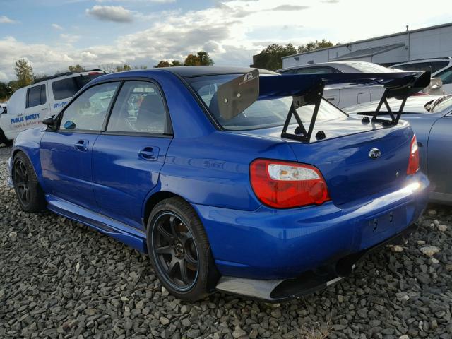 JF1GD70624L521764 - 2004 SUBARU IMPREZA WR BLUE photo 3