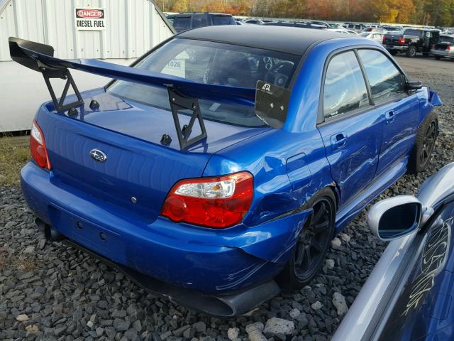 JF1GD70624L521764 - 2004 SUBARU IMPREZA WR BLUE photo 4