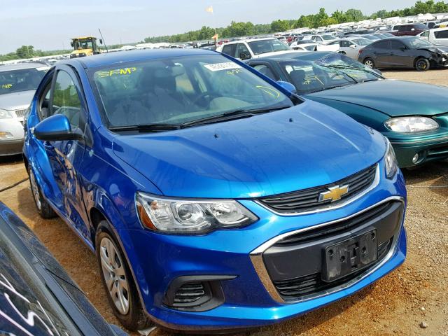 1G1JB5SH2H4174986 - 2017 CHEVROLET SONIC LS BLUE photo 1