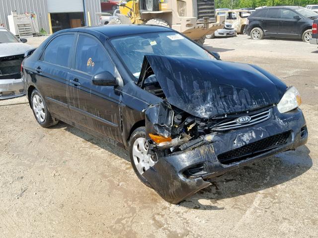 KNAFE221595624774 - 2009 KIA SPECTRA EX BLACK photo 1