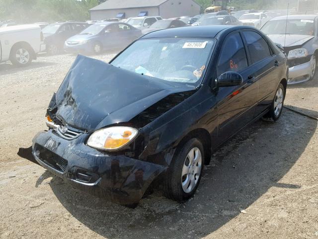 KNAFE221595624774 - 2009 KIA SPECTRA EX BLACK photo 2