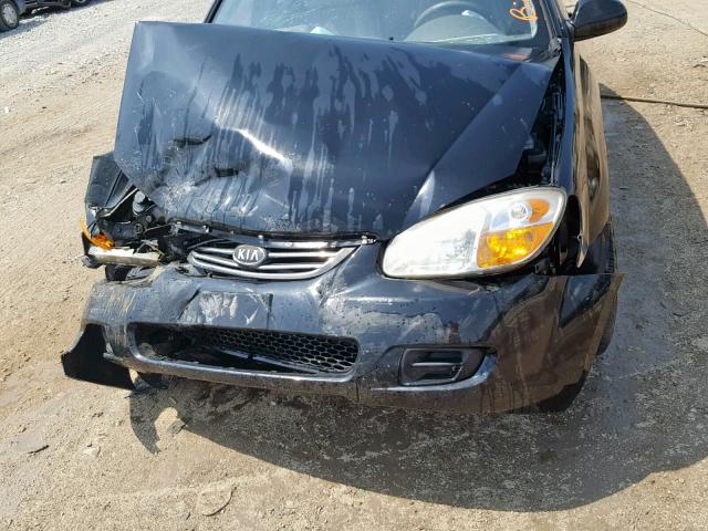 KNAFE221595624774 - 2009 KIA SPECTRA EX BLACK photo 7