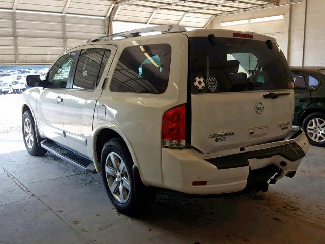 5N1BA0NEXEN606065 - 2014 NISSAN ARMADA PLA WHITE photo 3