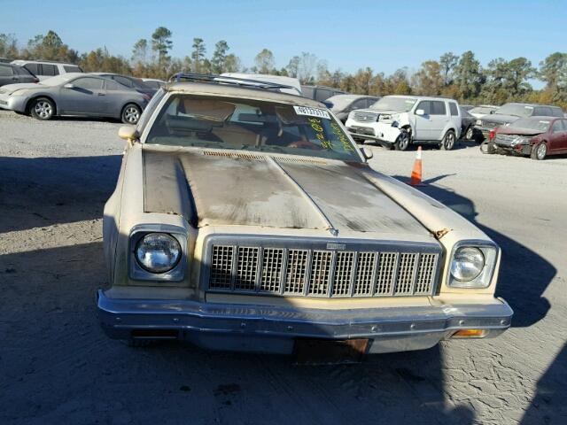 1035L5Z457122 - 1975 CHEVROLET MALIBU CLA BEIGE photo 9