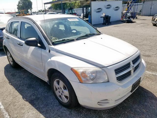 1B3HB28B18D664554 - 2008 DODGE CALIBER WHITE photo 1