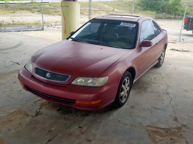 19UYA2247WL011162 - 1998 ACURA 3.0CL RED photo 2
