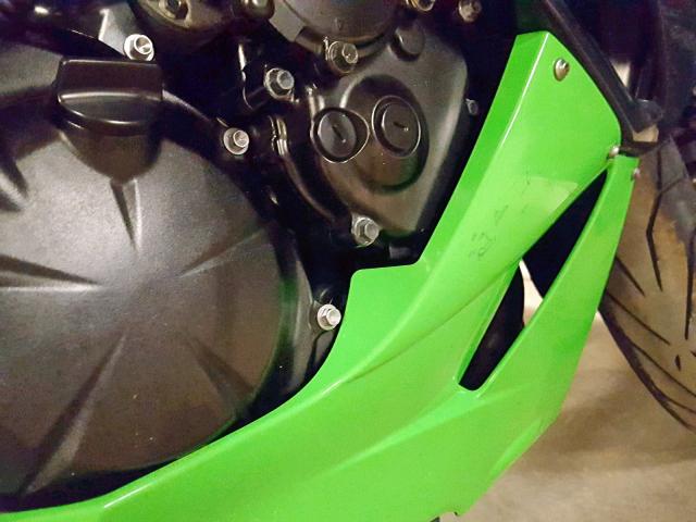 JKAZX4R13AA021629 - 2010 KAWASAKI ZX600 R GREEN photo 9