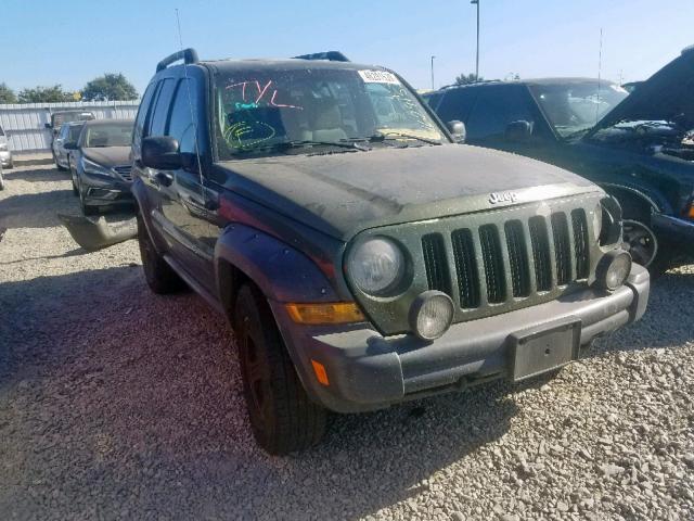 1J4GL38K86W237932 - 2006 JEEP LIBERTY RE GREEN photo 1