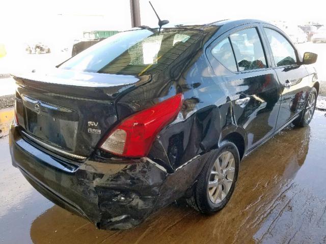 3N1CN7APXHL846530 - 2017 NISSAN VERSA S BLACK photo 4