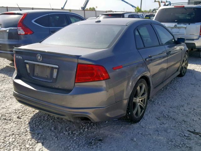 19UUA66276A029574 - 2006 ACURA 3.2TL GRAY photo 4