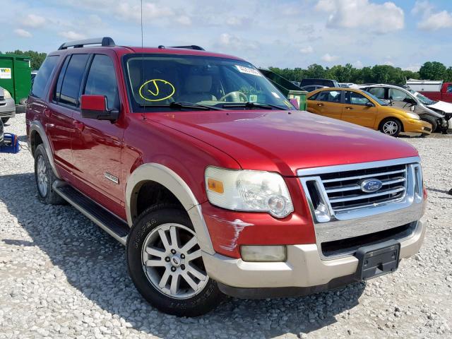 1FMEU74E46UB53356 - 2006 FORD EXPLORER E RED photo 1