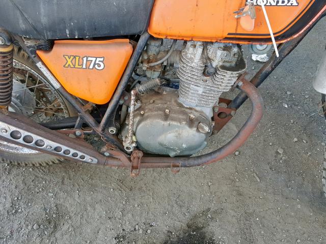 XL1752018312 - 1974 HONDA MOTORCYCLE ORANGE photo 7