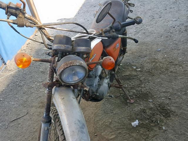 XL1752018312 - 1974 HONDA MOTORCYCLE ORANGE photo 9