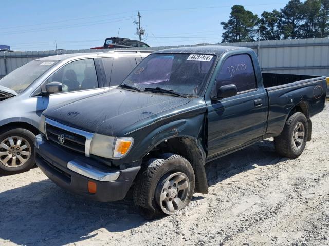 4TANM92N4XZ440070 - 1999 TOYOTA TACOMA PRE GREEN photo 2