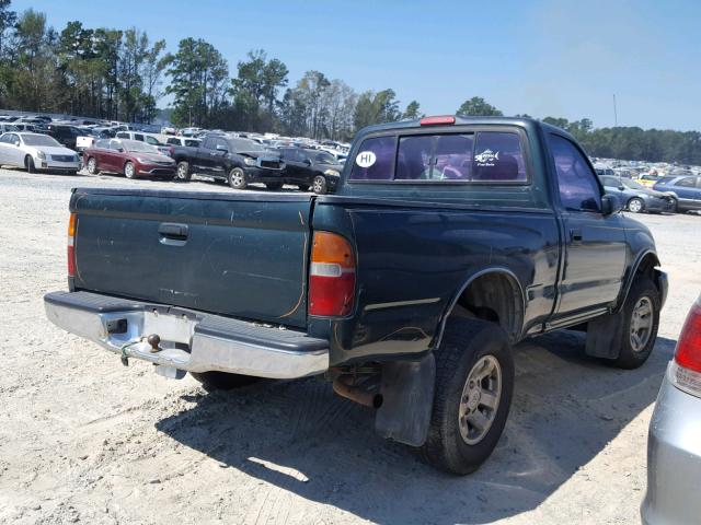 4TANM92N4XZ440070 - 1999 TOYOTA TACOMA PRE GREEN photo 4