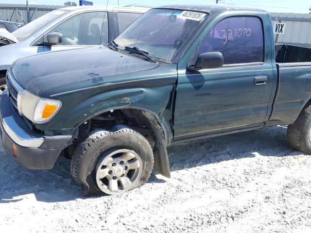 4TANM92N4XZ440070 - 1999 TOYOTA TACOMA PRE GREEN photo 9