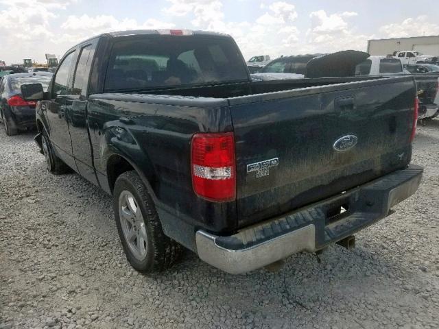 1FTRX12565KD32991 - 2005 FORD F150 BLACK photo 3