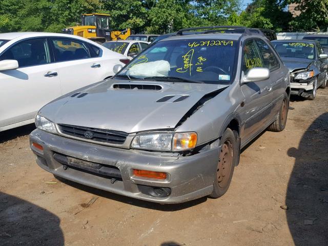 JF1GF4859YH804739 - 2000 SUBARU IMPREZA OU SILVER photo 2