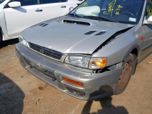 JF1GF4859YH804739 - 2000 SUBARU IMPREZA OU SILVER photo 9