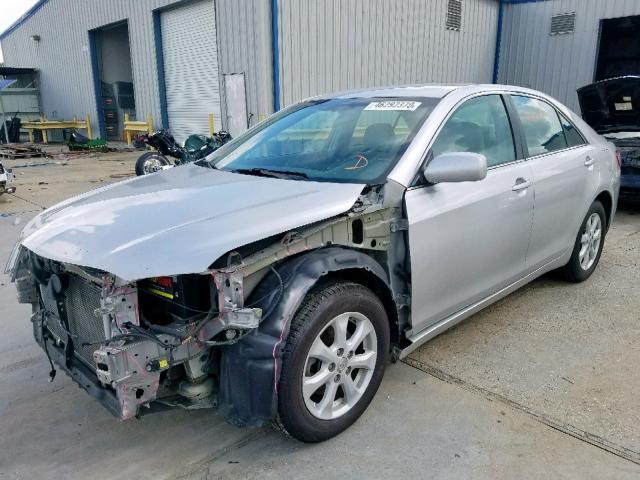 4T1BF3EK1AU011758 - 2010 TOYOTA CAMRY BASE SILVER photo 2