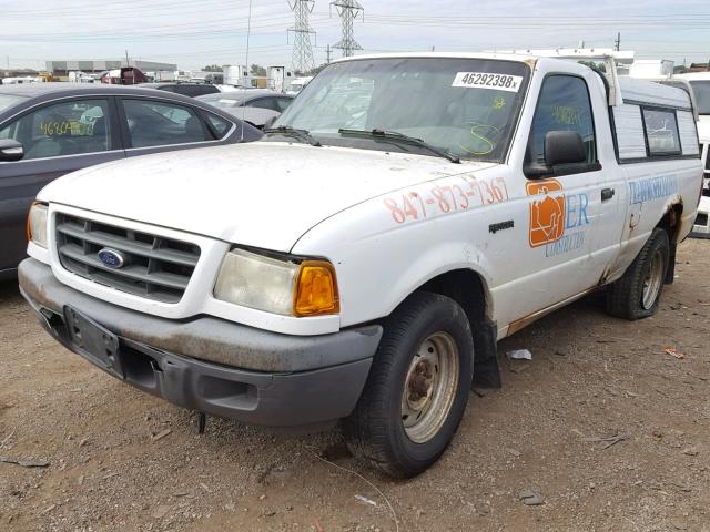 1FTYR10D63TA04218 - 2003 FORD RANGER WHITE photo 2