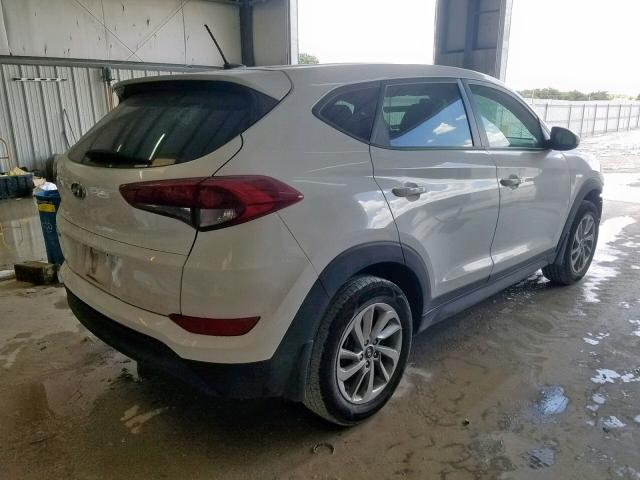 KM8J23A42GU238867 - 2016 HYUNDAI TUCSON SE WHITE photo 4