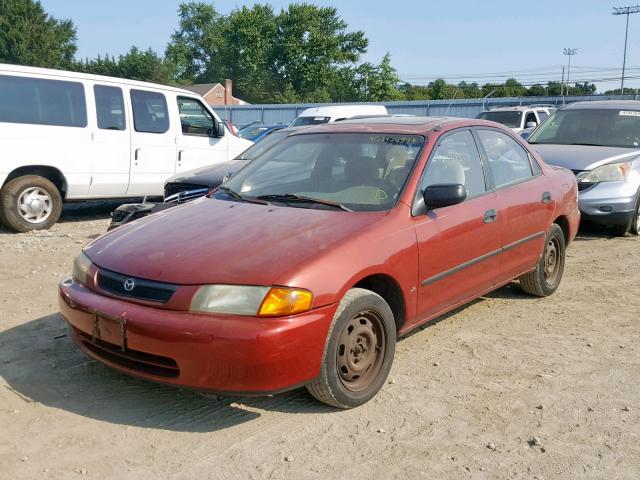 JM1BC1412W0180728 - 1998 MAZDA PROTEGE DX RED photo 2