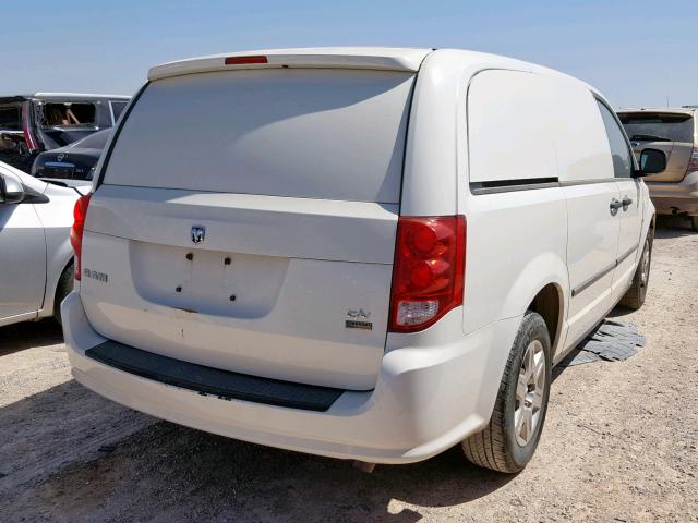 2C4JDGAG3CR217260 - 2012 DODGE RAM VAN WHITE photo 4